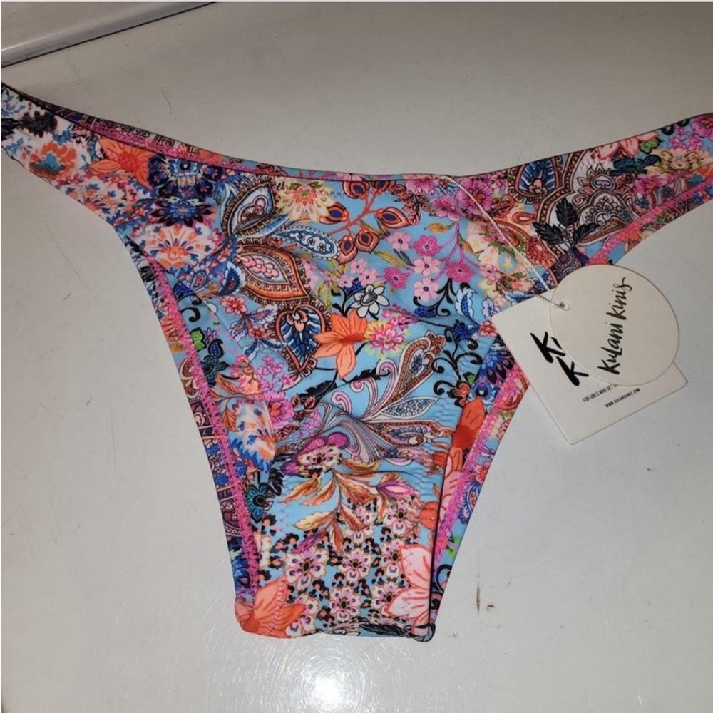 Kulani Kinis Multicolor Paisley Bikini Bottom